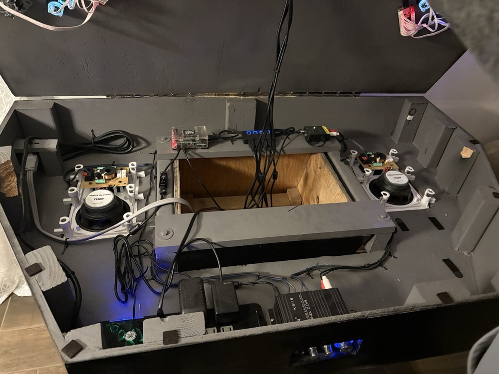 Raspberry Pie Custom built Arcade Machine, ,TS50W Speaker sound system