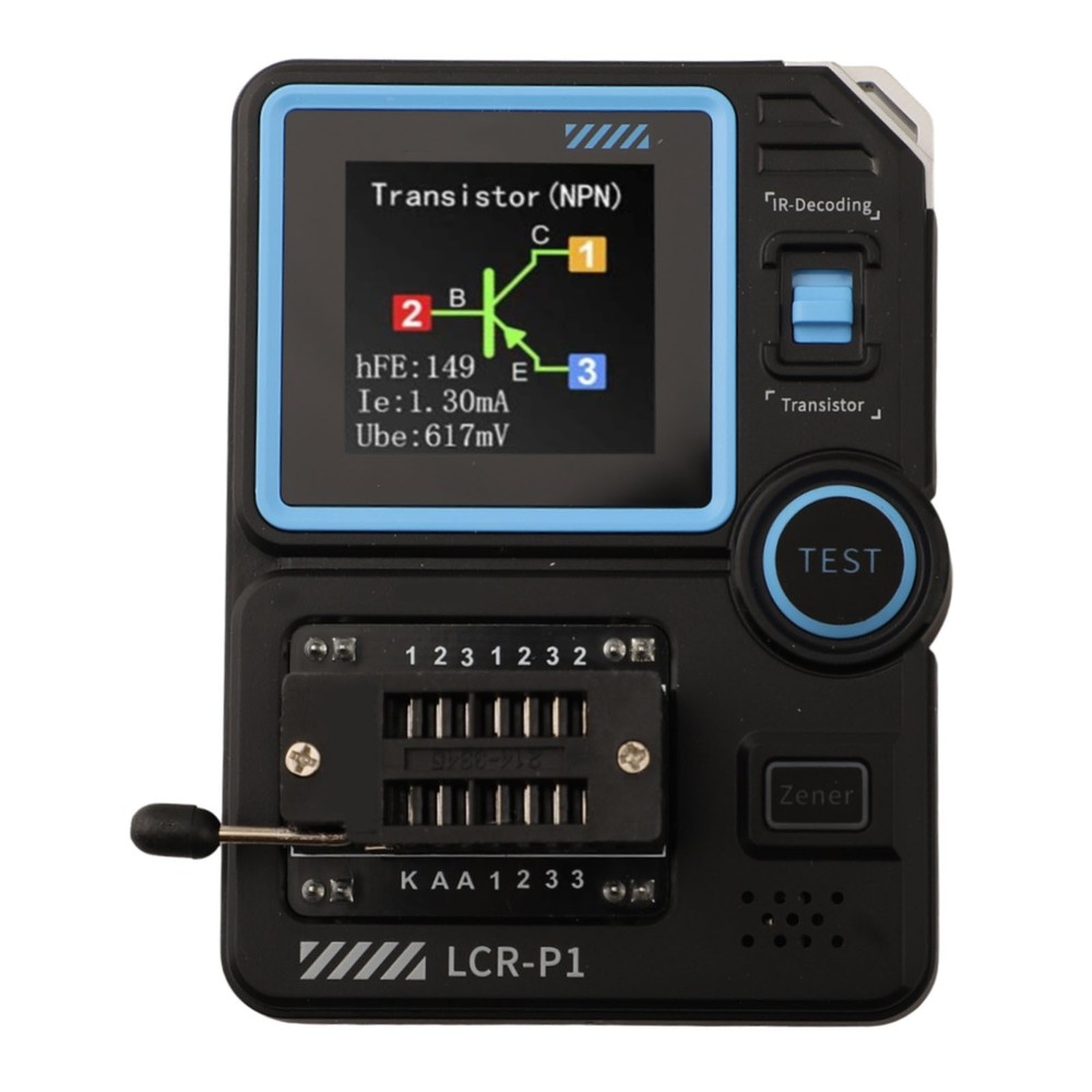 Advanced Patch Holder Function for Easy Testing with LCRP1 Transistor Tester