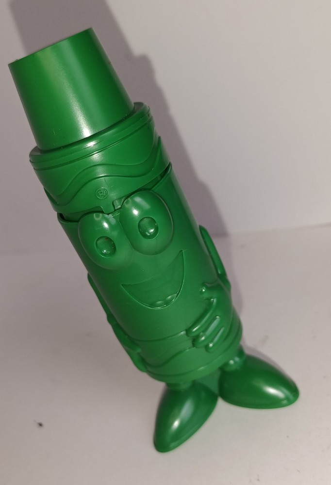 Crayola Crayon Sharpener Green Man Plastic 4.5''
