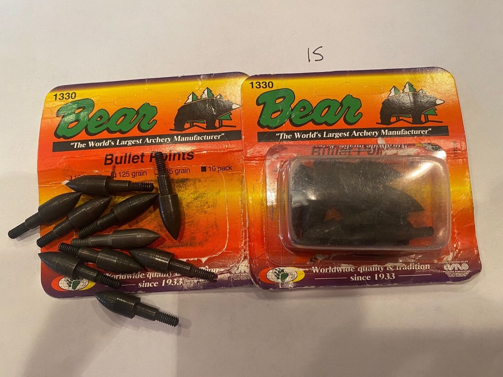 Field Points Bear Screw In 125 grain 21/64 22 points