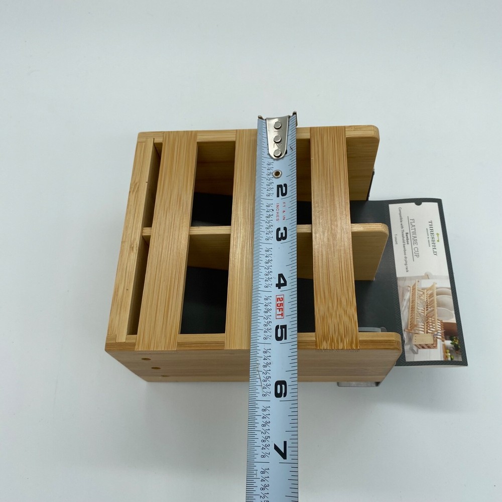 Threshold Bamboo Flatware Cup Compatible with Threshold Bamboo Drying Rack