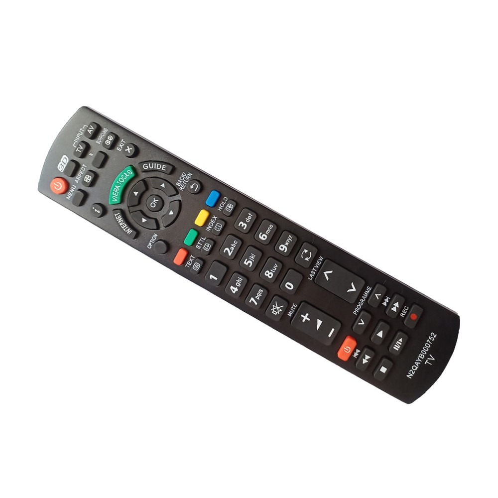 Low Power Consumption Black Remote Control For Panasonic Internet Smart TV