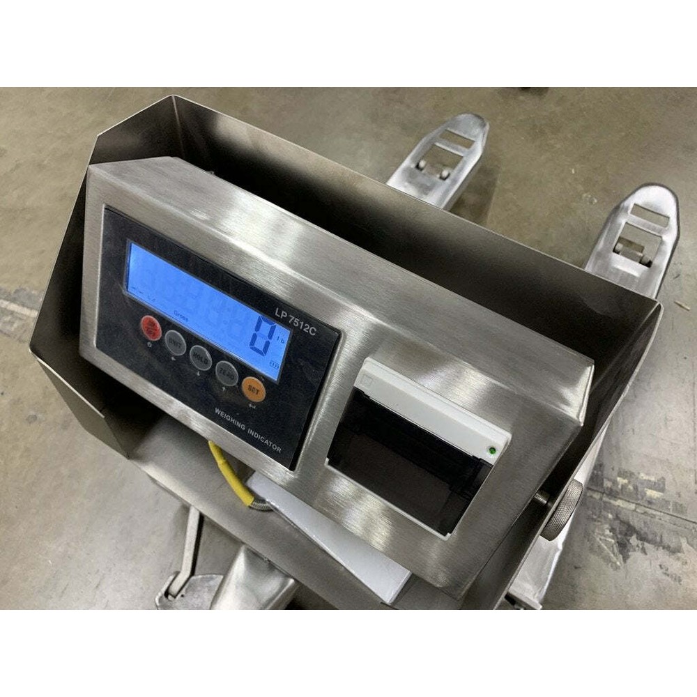SellEton Pallet Jack Scale with Built-in Printer l 3300 lb Capacity