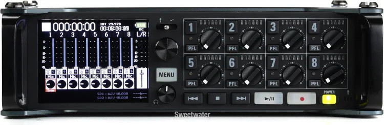 Zoom F8n Pro Multitrack Field Recorder