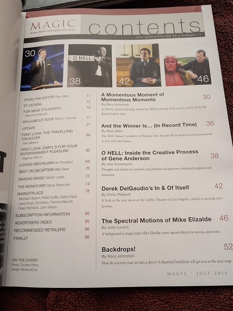Pierric Magic Magazine Issue July 2016 #12