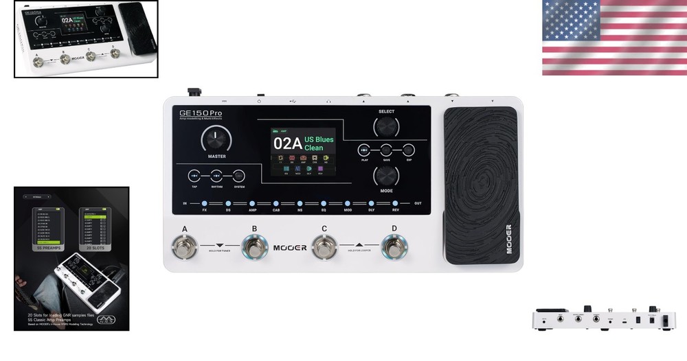 Advanced GE150 Pro Guitar Amp with Expression Pedal - Live Performance Ready