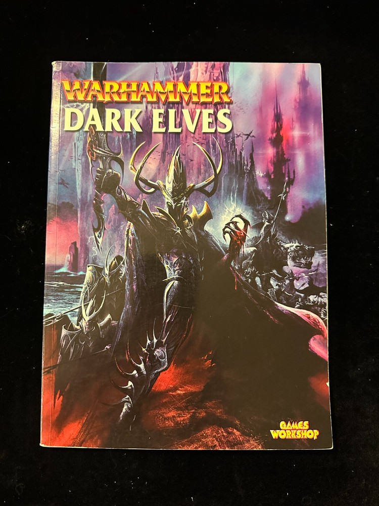 Games Workshop Warhammer Dark Elves Rulebook Supplement Codex Old World Lot