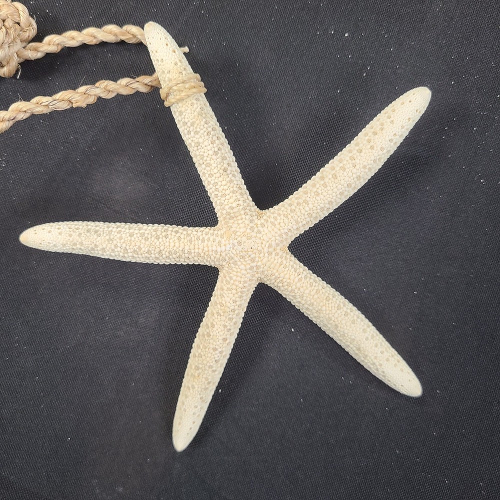 NEW REAL white starfish garland 10' long! 