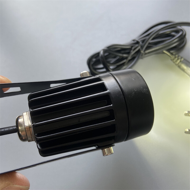 Metal LED Microscope Light Source Oblique Light for Stereo Microscope 110V-220V