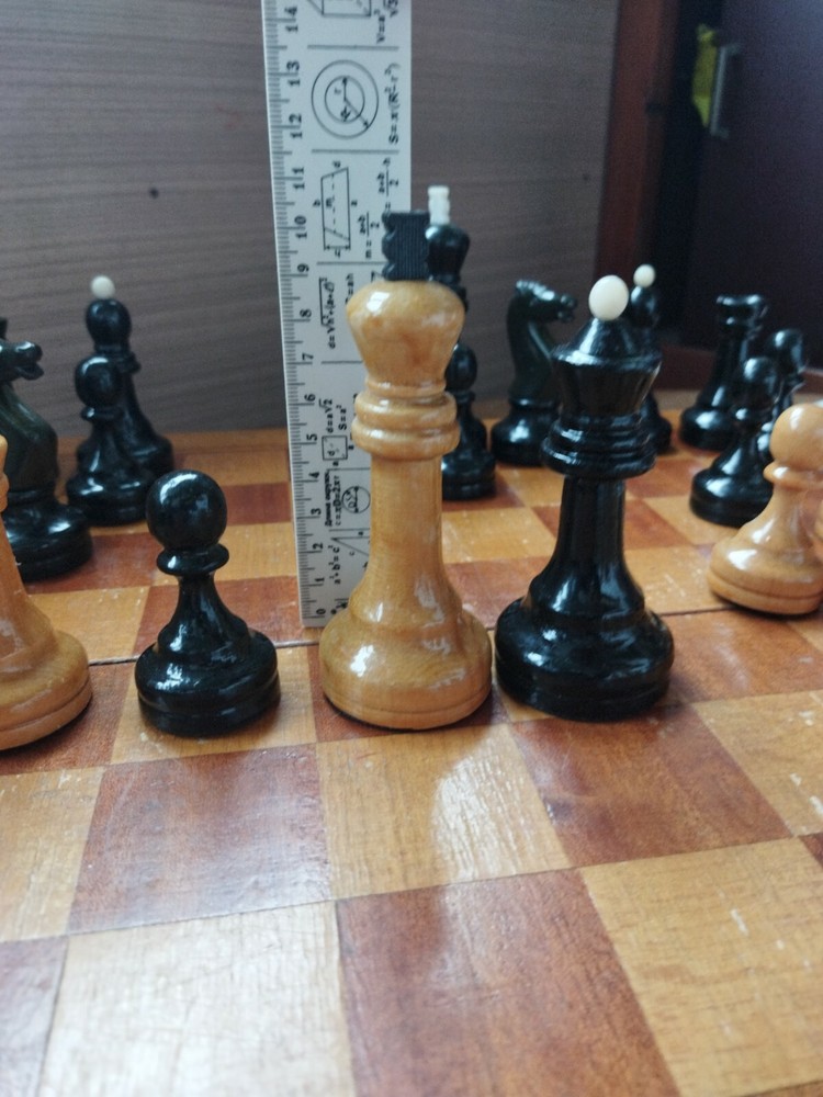 Vintage soviet old chess