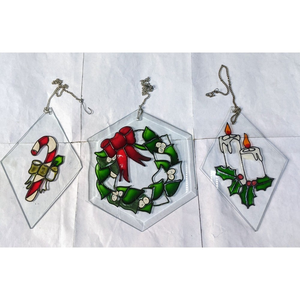 Christmas Suncatcher Set of 3