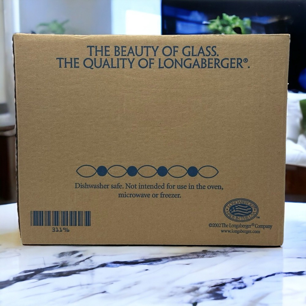 Longaberger Glass Cake Stand #31196