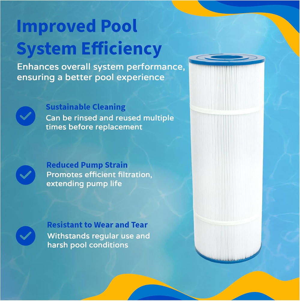 NCC100 Replacement Pool Filter Cartridge – 90 Sq. Ft. High-Performance Above-Gro