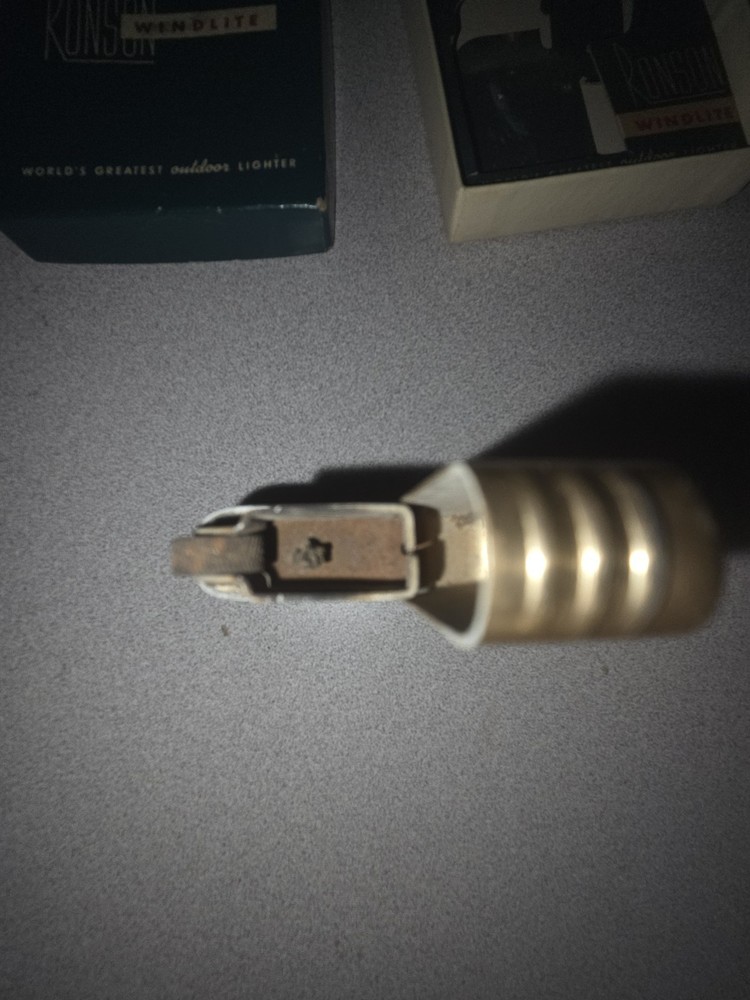 Vintage Ronson Windlite Box, Bowers Lighter