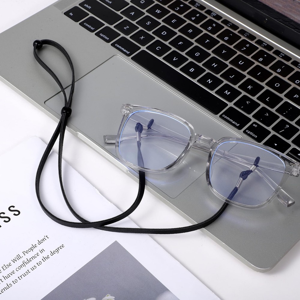 4 Pcs Glasses Strap, Glasses Holder Strap Adjustable Eyewear Retainers for Sp...