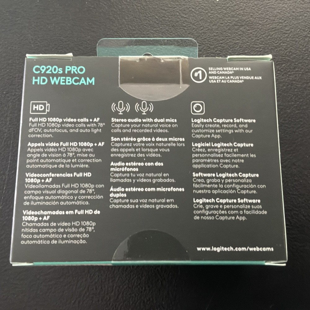 Logitech C920s HD Webcam