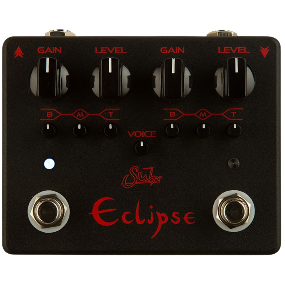 Suhr Eclipse Overdrive/Distortion Effects Pedal, Black Edition