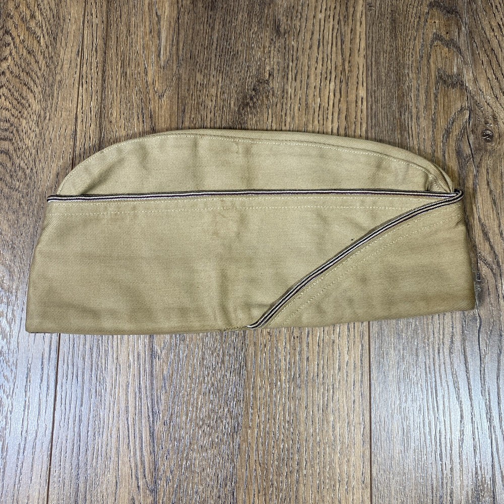 Vintage ~ Original ~ WW2 Garrison Cap~ With Edge Piping ~ Personalized