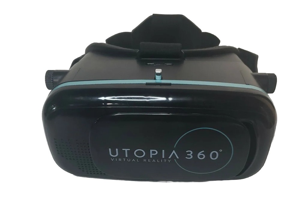 Utopia 360 Virtual Reality 3D Headset Bluetooth Controller For Smartphone Black