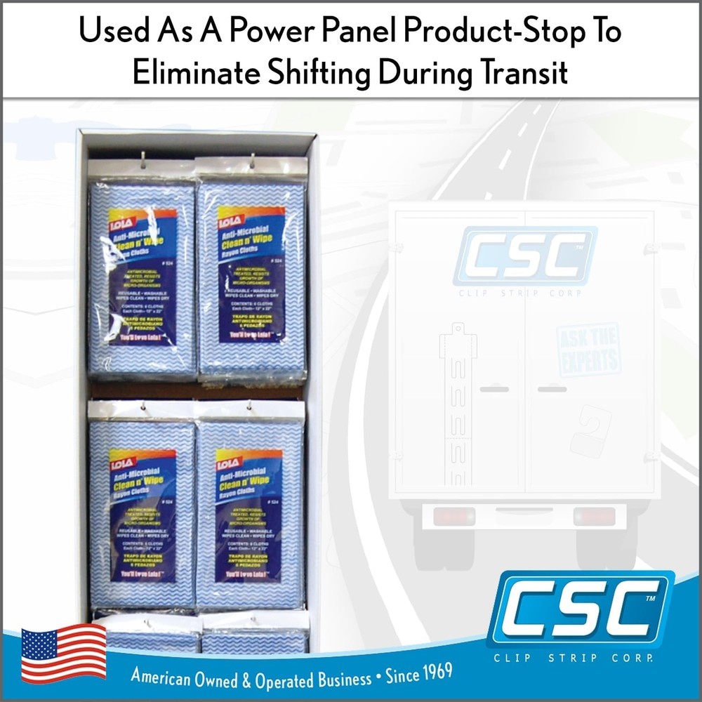 Clear Adjustable Inventory Control Clips - 300 Pack for Peg Hook Display Control