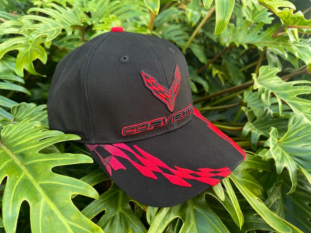 SR1 Performance C8 Corvette Bad Vette Hat - Adjustable 3-D Embroidered Cap - ...