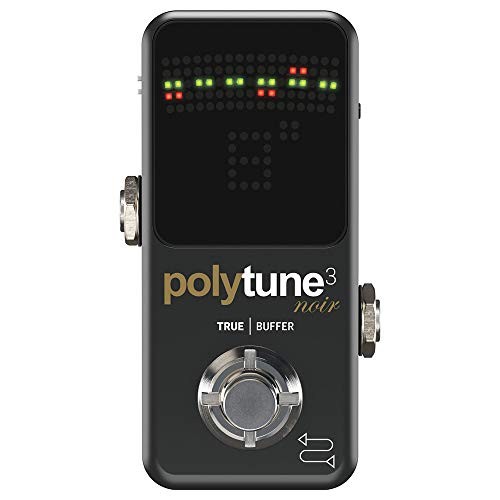 TC Electronic POLYTUNE 3 NOIR Tiny Polyphonic Tuner with Multiple Tuning Modes
