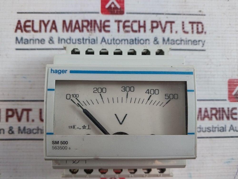 Hager SM 500 Voltmeter 0-500V