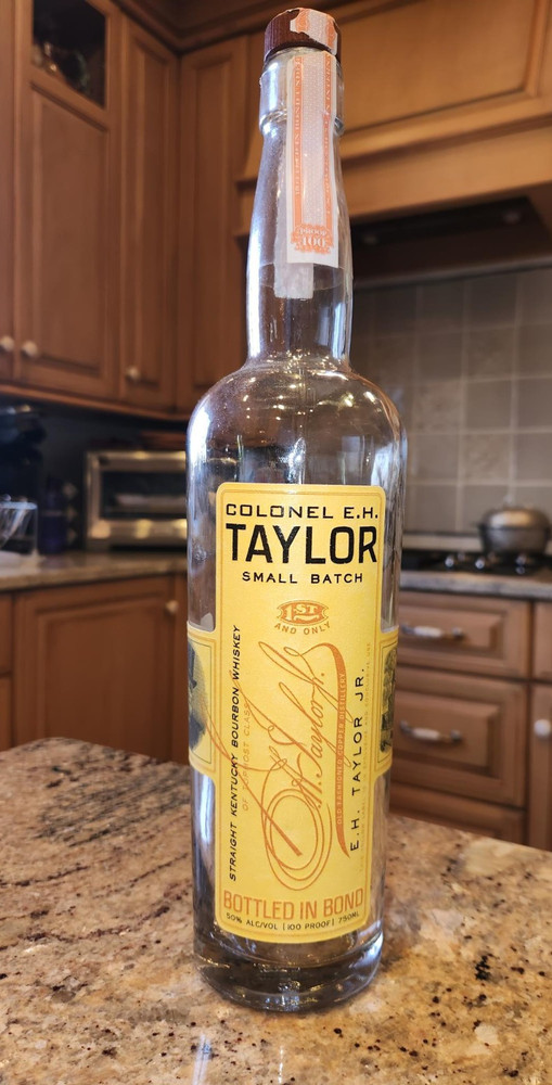 Colonel EH Taylor Small Batch Bourbon Empty Bottle 750ML Unrinsed