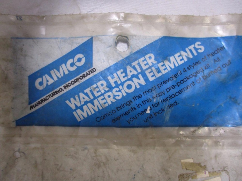 Camco Water Heater Immersion Elements IM2524RHK 2500 Watt 240V Round Head Kit