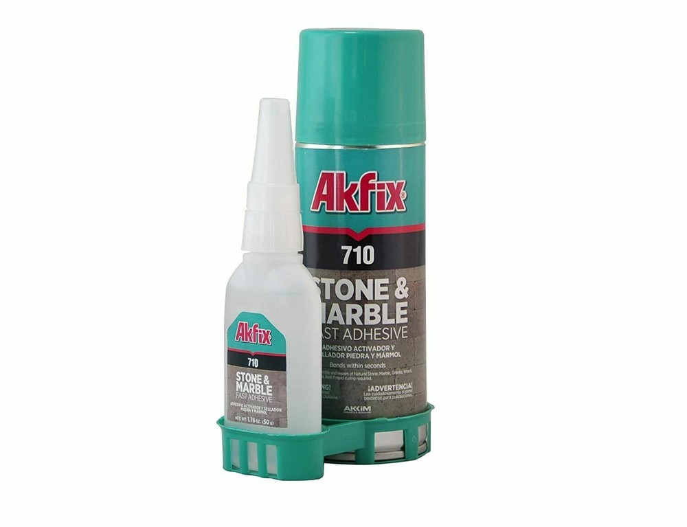 Akfix 710 Stone, Marble, Granite Fast Adhesive Kit 10 sec curing time