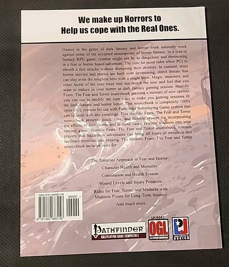 Horrific Fears Pathfinder Ogl