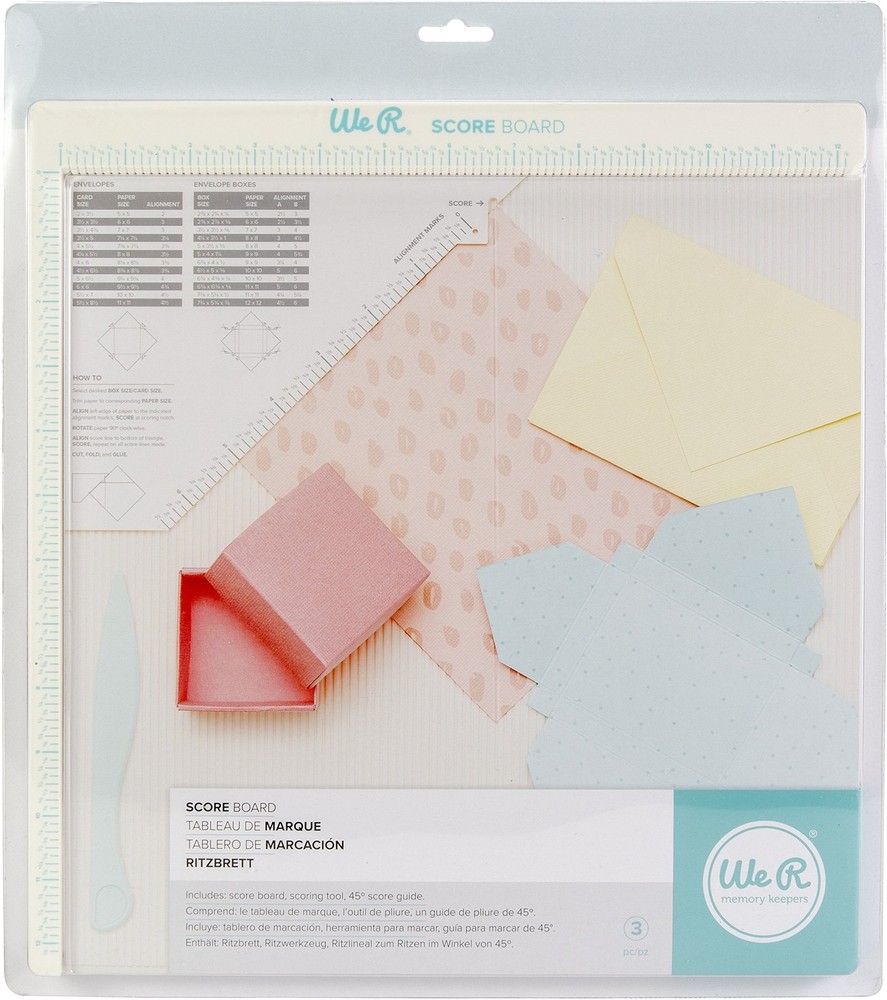 We R Memory Keepers Score Board - Includes 12x12 Inch Board, Scoring Tool, an...