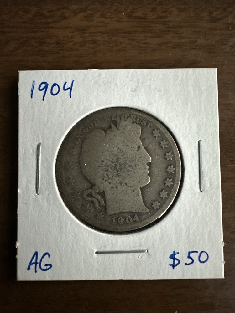 1904 Barber Half Dollar AG