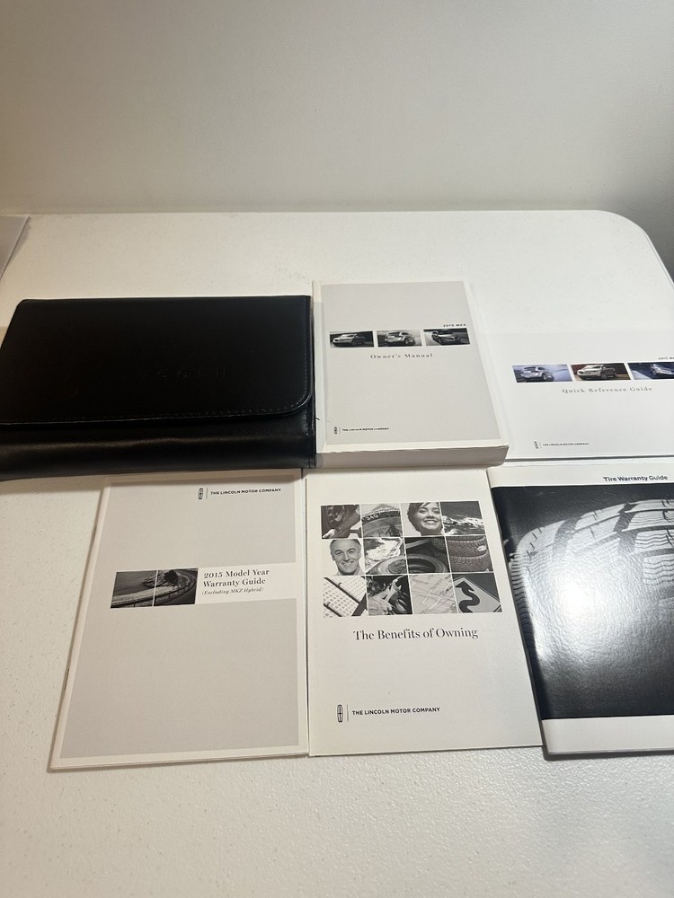 2015 Lincoln MKX Owners Manual Set OEM