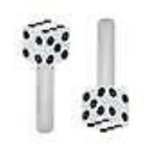 Dice Door Lock - White Knobs (2Pc/Set)
