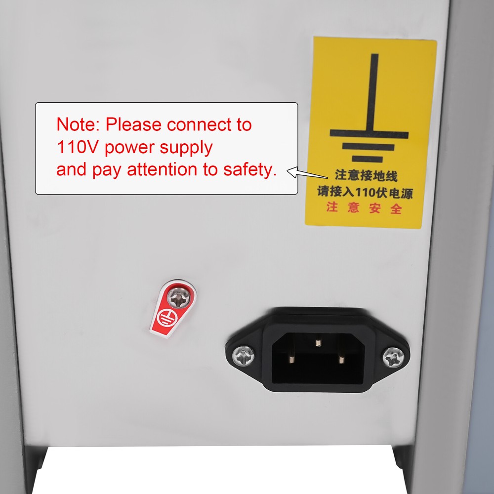 110V Dumpling Wrapper Maker 60 Pieces/Min Silver Automatic Dumpling Skin Machine