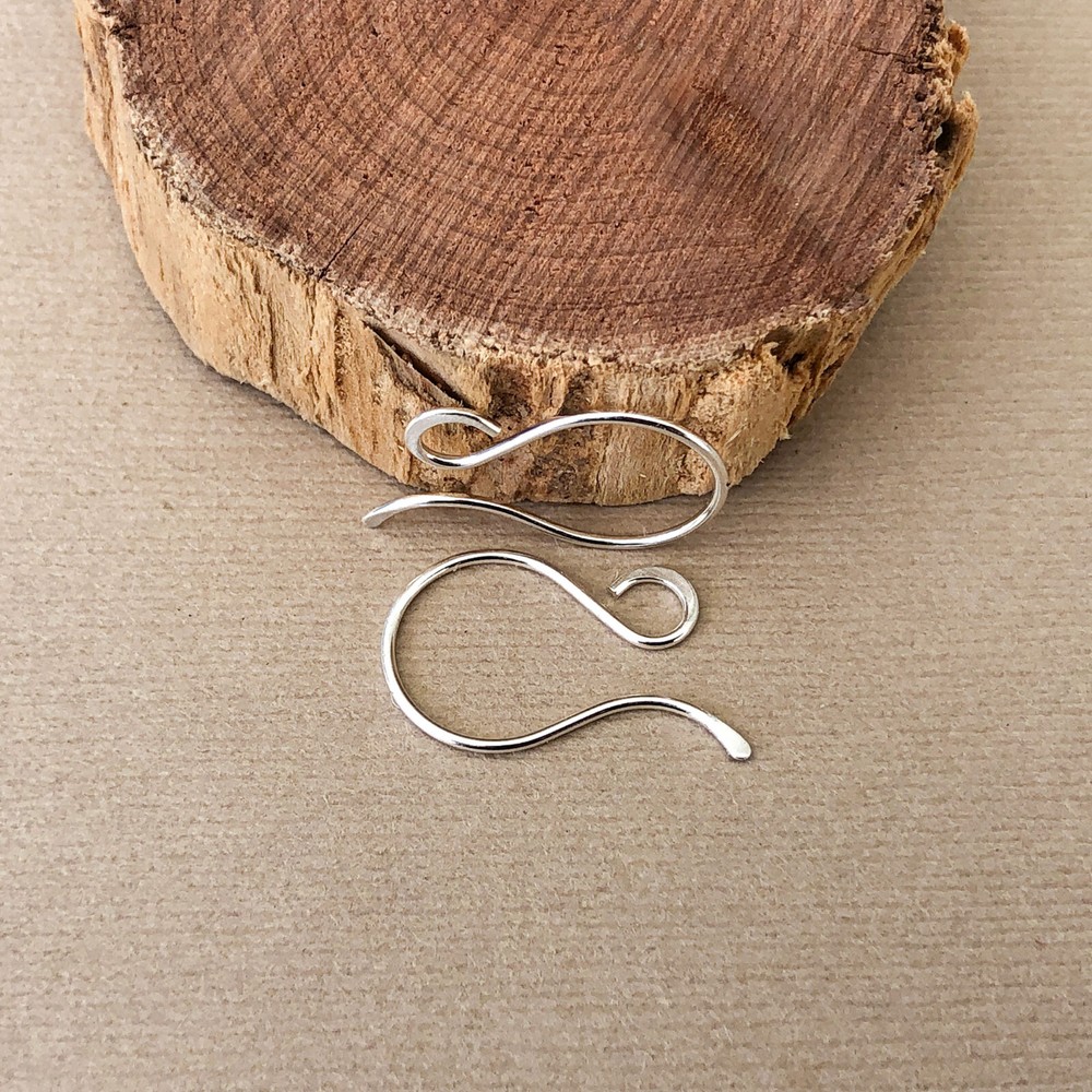 Sterling Silver Earring Hooks, Sterling Silver French Hook, Earring Finding
