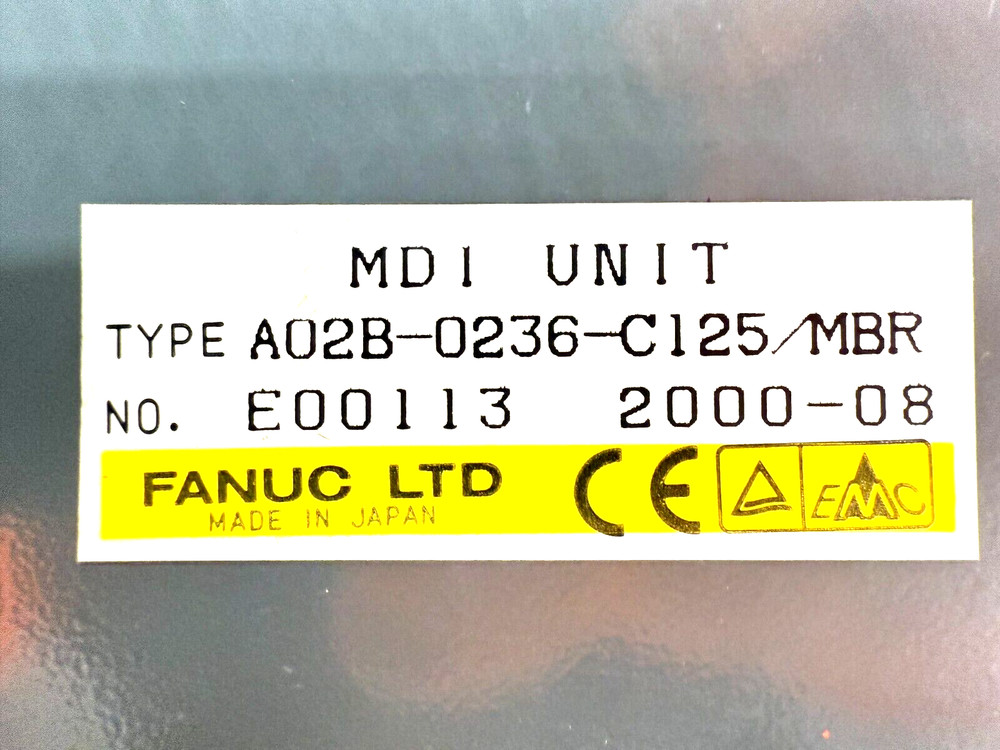 FANUC A02B-0236-C125/MBR - HORIZONTAL SEPARATE TYPE MDI UNIT