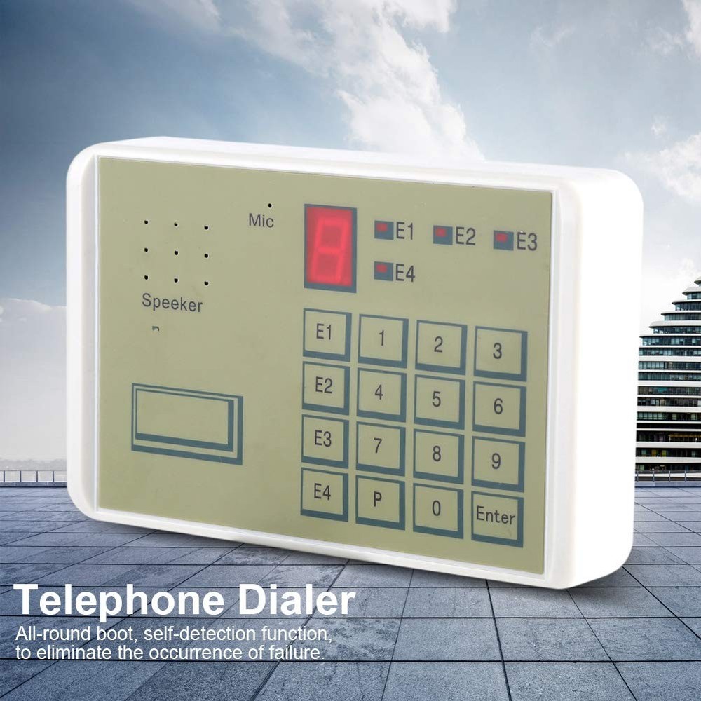 Telephone Voice Dialer, Wired Auto Dialer Home Security...