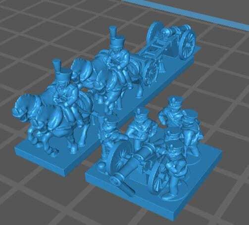 French Artillery 1812 - 6mm Minis