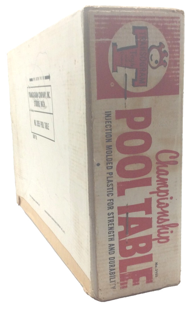 Transogram CHAMPIONSHIP POOL TABLE -AS-IS-
