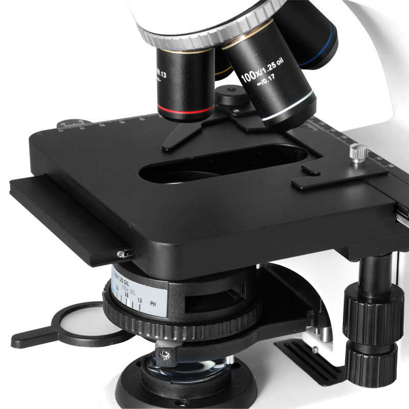 40X-1000X Compound Laboratory Microscope, Trinocular, Halogen Light