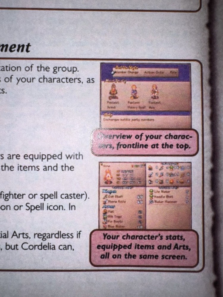 SaGa Frontier 2 Custom Hardcover Strategy Guide Ps1