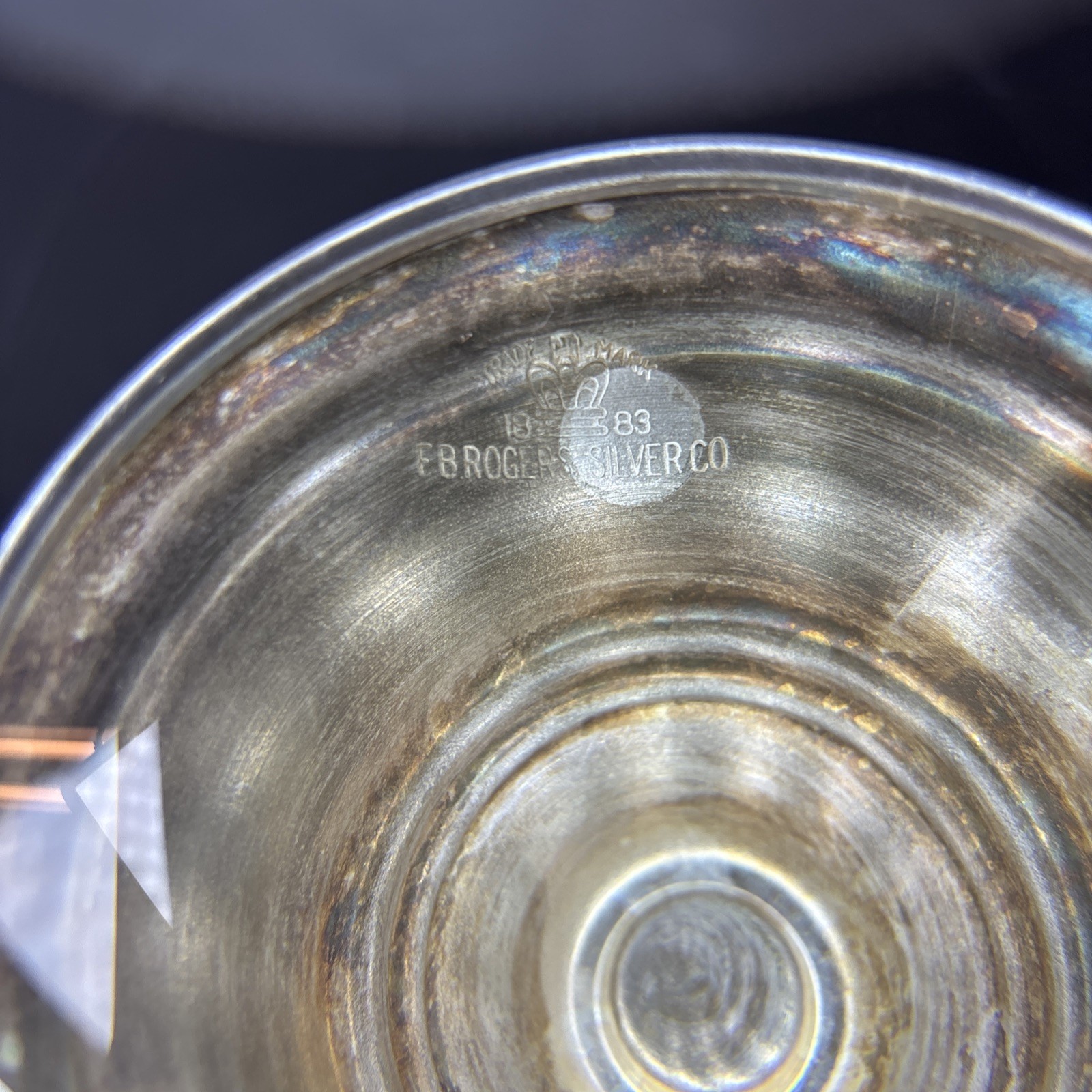 F.B. Rogers Silver Co 1883 - Silver Plate Pedestal Compote Candy Dish