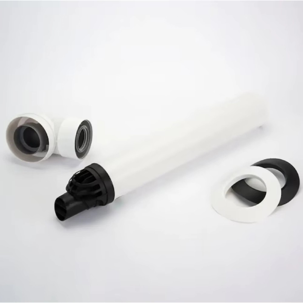 Rinnai Termination Vent Kit 2" x 4" x 21" Plastic Condensing Horizontal