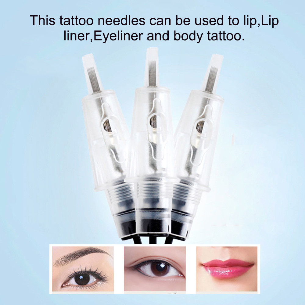 Screw Tattoo Needles Cartridge Microblading Permanent Makeup Machine Accessories