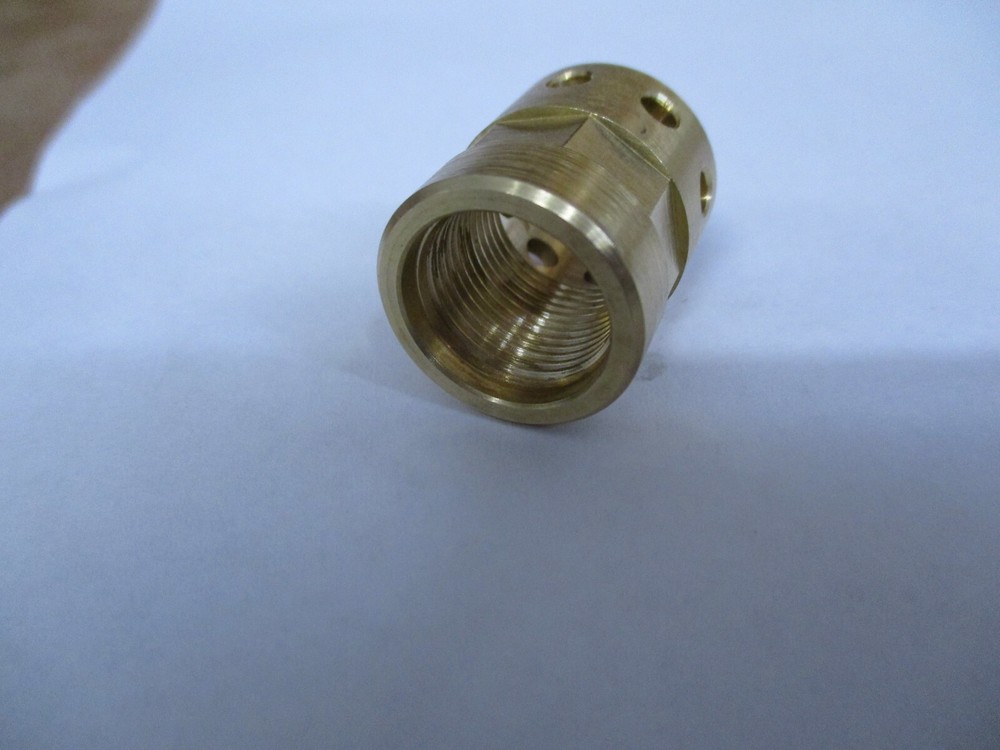 Micro Muzzle Brake LongShot MINI-BRAKE for 9/16-24 TPI Solid BRASS