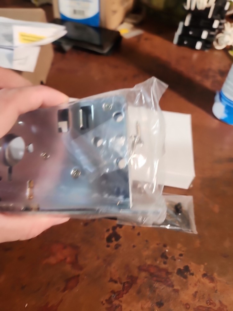 Emtek 2154US19 Modern Rectangular Mortise Passage Pocket Door ONLY READ**