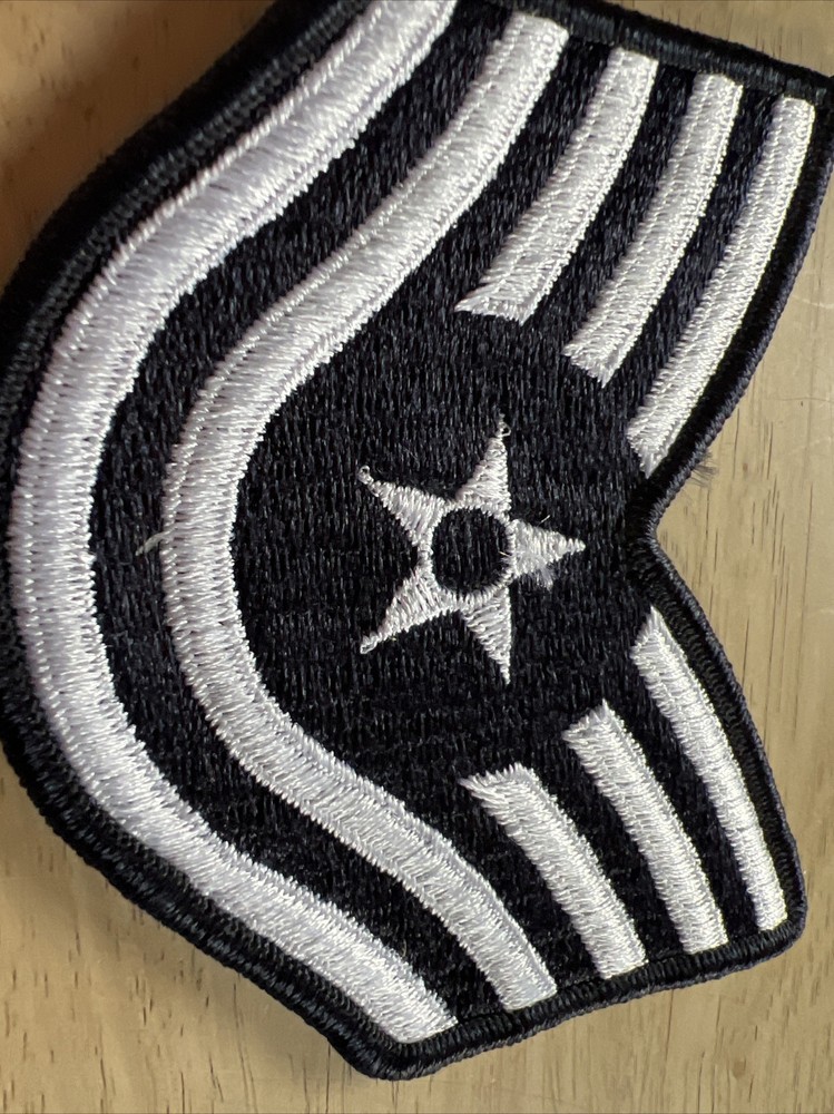 Vintage US Air Force Technical Sergeant Rank Patch Insignia E-6 E6 USAF.