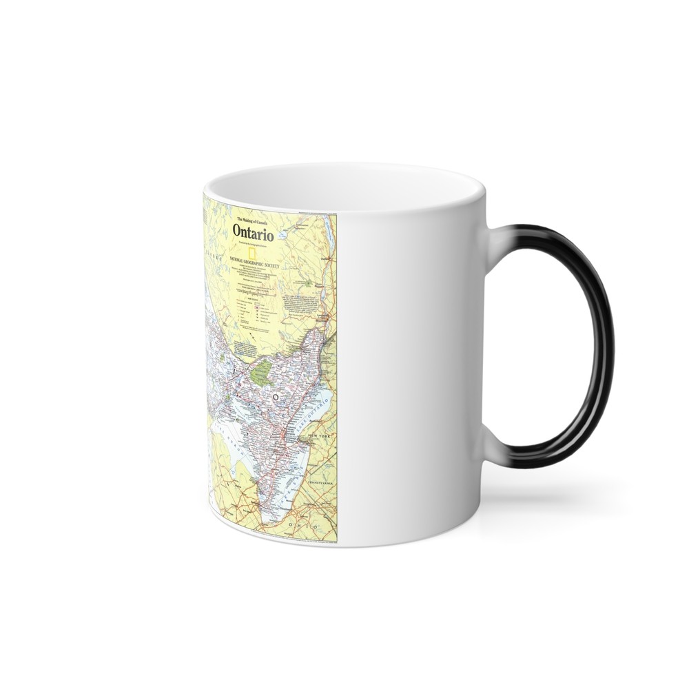 Canada - Ontario 1 (1996 (Map) Color Changing Mug 11oz